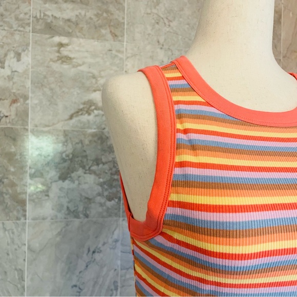 BP. Multi Stripe Ringer Tank - Picture 4 of 7